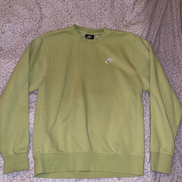 Nike | Tops | Neon Green Nike Crewneck 